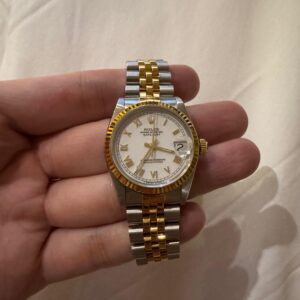 Rolex Datejust Yellow Gold Steel ref 68273